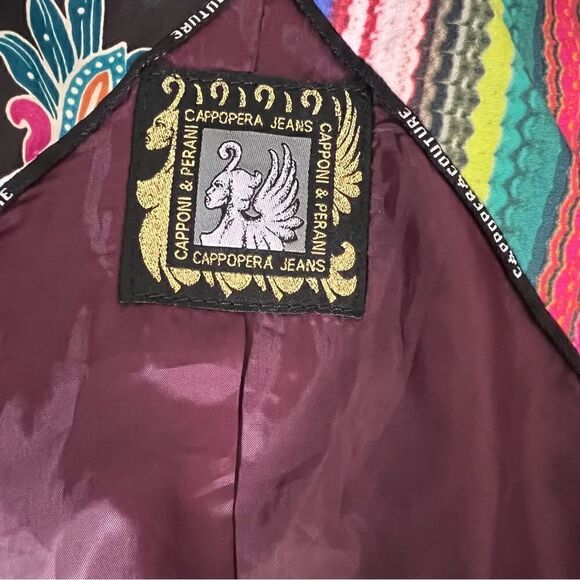 CAPPONI & PERANI Cappopera Y2K Winter Auttum Vintage Jacket Fit Size M - Picture 7 of 16